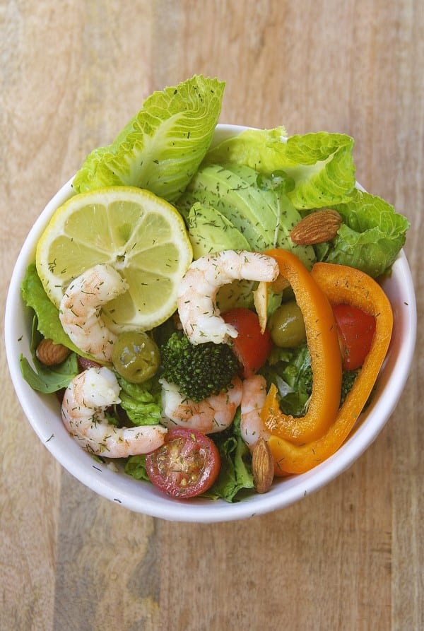 Lemon Dill Shrimp Salad