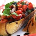 Bruschetta with Balsamic Reduction