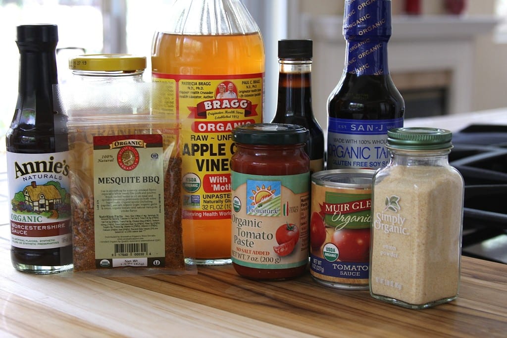 Ingredients for Stick To Your Ribs BBQ Sauce