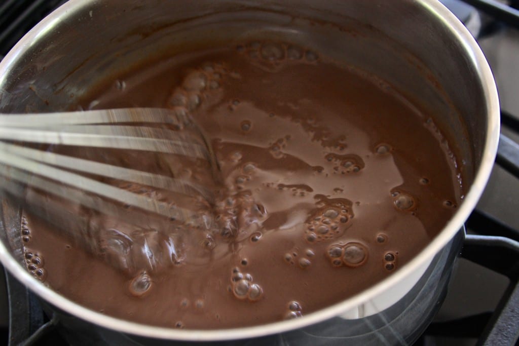 Thickening Creamy Chocolate Banana Pudding