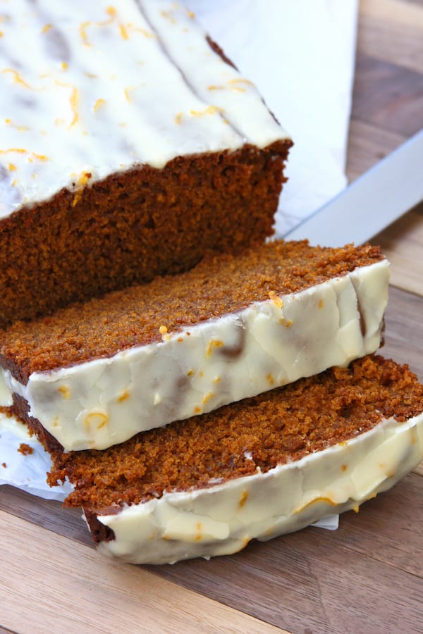 Gingerbread with Orange Citrus Glaze