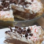 Scrumptious Chocolate Peppermint Pie recipe uses essential oil, extract version available also. 3 layers, peppermint cream cheese, chocolate peppermint and peppermint whipped cream.