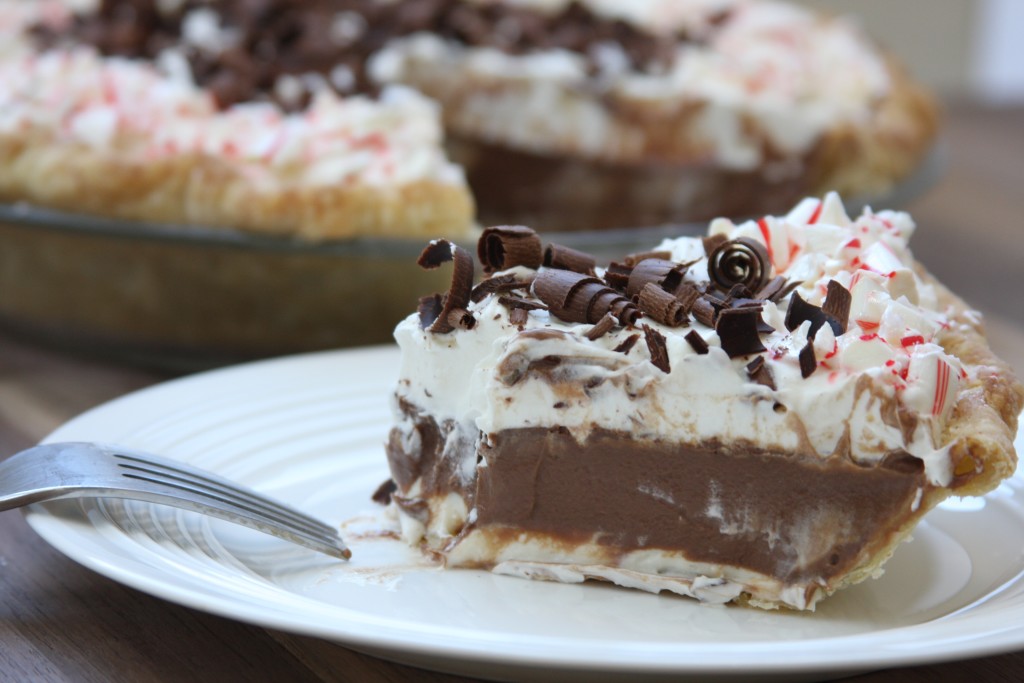 Scrumptious Chocolate Peppermint Pie 1 recipe uses essential oil, extract version available also. 3 layers, peppermint cream cheese, chocolate peppermint and peppermint whipped cream.