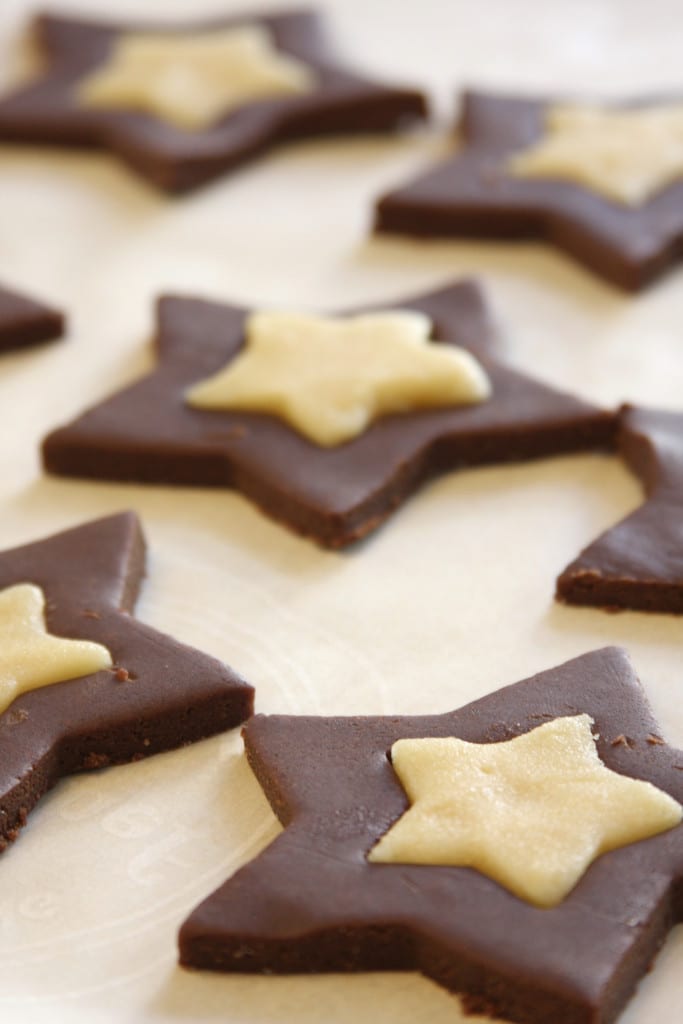Pre-baked Starry Night Marzipan Cookies