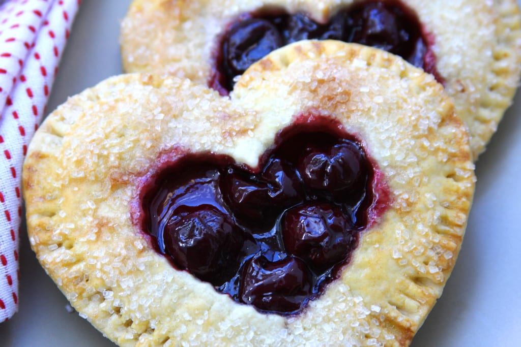 Cherry Heart Pies 