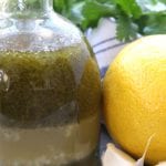 Simple Herbed Lemon Vinaigrette - so refreshing with flavors of lemon, dill and garlic. This is my favorite go to salad dressing.