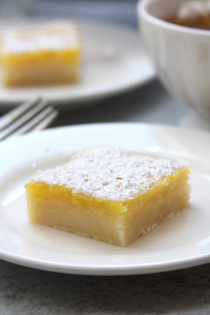 Lusciously Lemon Bars recipe is rich, sweet, buttery and refreshing. Perfect treat for lemon lovers. Gluten free option included.