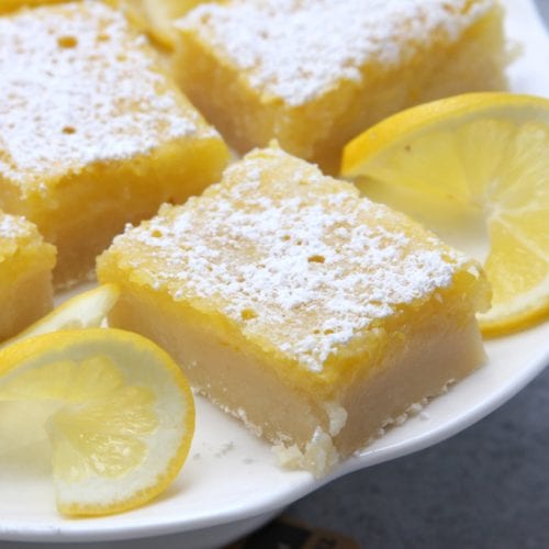 Lemon Lovers Ultimate Luscious Lemon Bars-The Fed Up Foodie