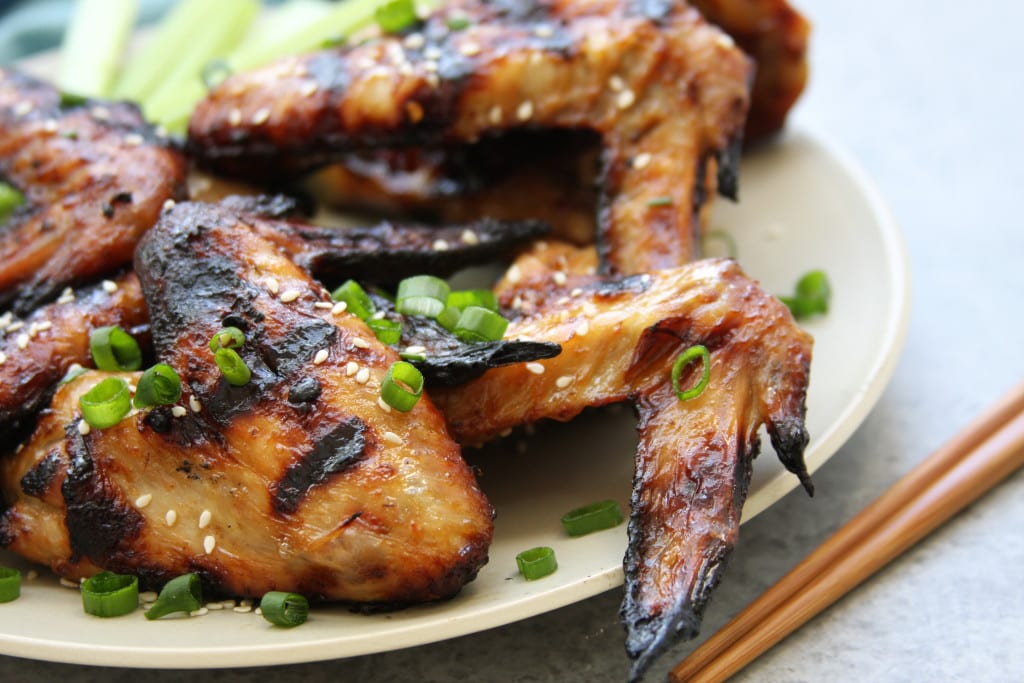 Simple Grilled Asian Wings recipe.