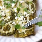 Authentic Mexican Salsa Verde Enchiladas