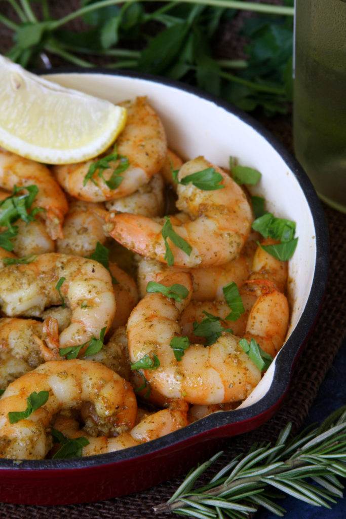 Rosemary Fennel Shrimp recipe has aromatic rosemary, the light licorice taste of fennel and refreshing lemon. These shrimp compliment pasta or are great as an appetizer with a glass of wine.