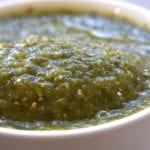 Homemade Salsa Verde recipe is incredibly easy to make and packed with flavor. Goes wonderfully on eggs, with chips or used in enchiladas.