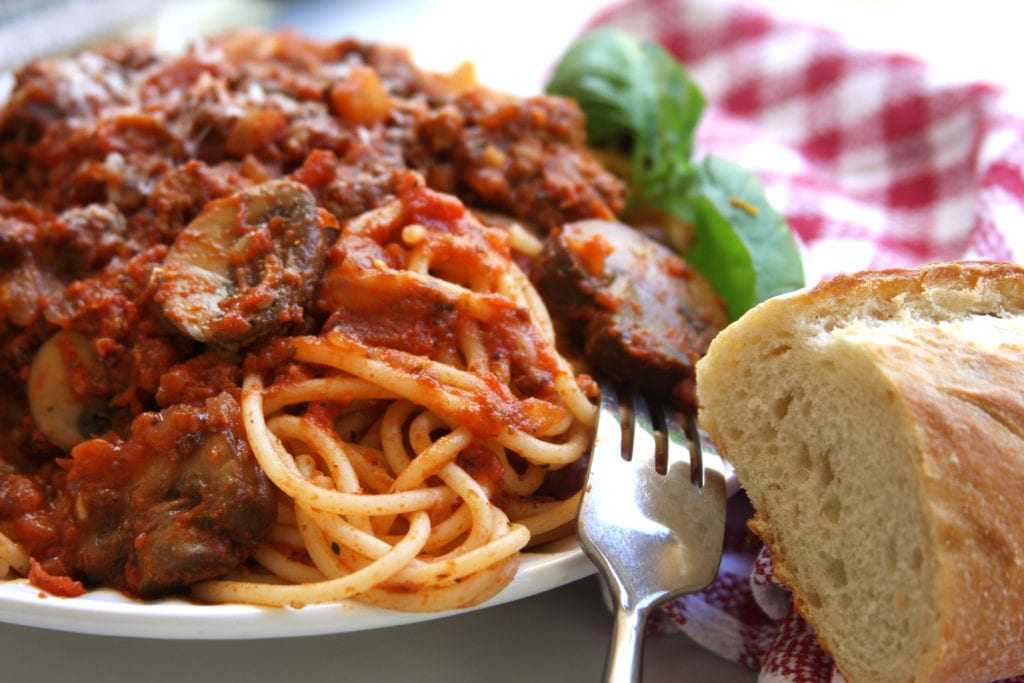 Classic Spaghetti Sauce recipe is the ultimate Italian comfort food. Rustic, flavorful and versatile enough to use for lasagna, ravioli, eggplant parmesan, etc. My family has been making this gorgeous sauce for decades now.