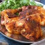 Husband Approved Dry Rubbed Chicken recipe makes incredibly juicy and flavor packed chicken with special preparation techniques. No grill needed to make this luscious chicken.