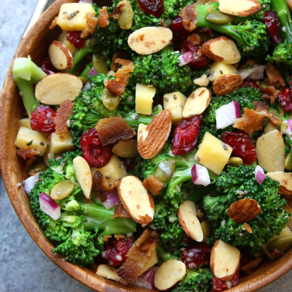 Super Healthy Broccoli Salad The Fed Up Foodie throughout Super Healthy Foods