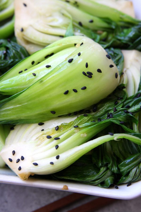 Simple Sesame Bok Choy