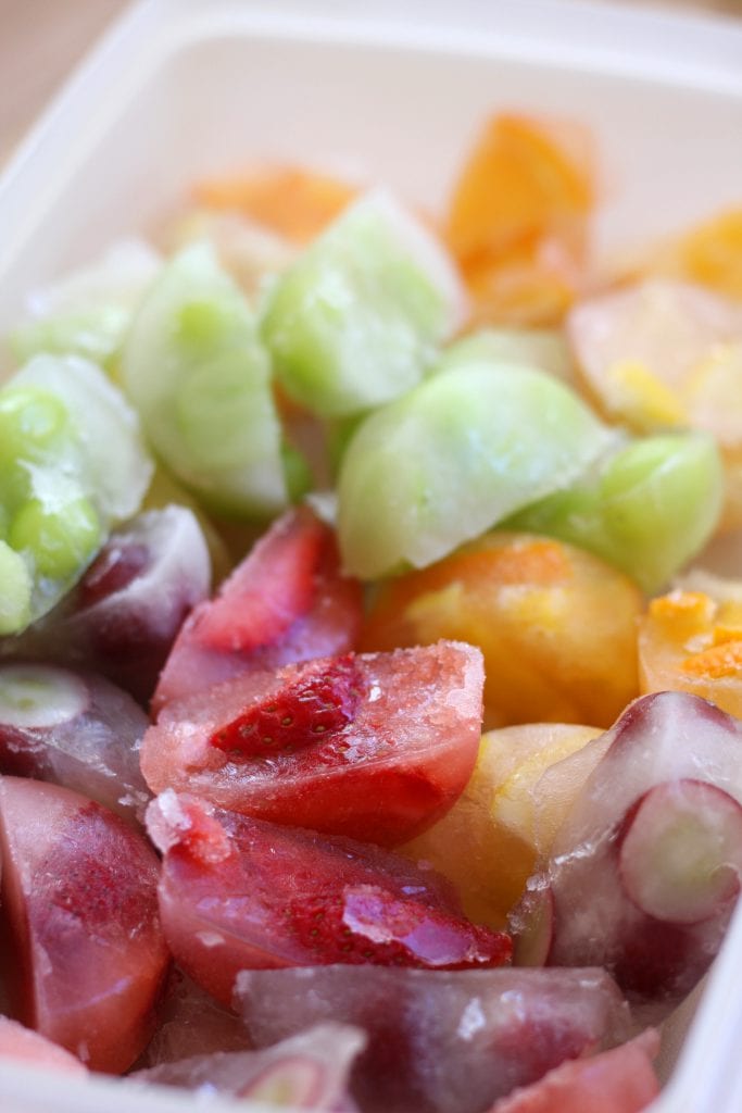 Rainbow Tequila Sangria recipe is a refreshing adult cocktail with strawberries, citrus and grapes all mingled with crisp sauvignon blanc and your favorite tequila. It is as much to look at as it is to drink.