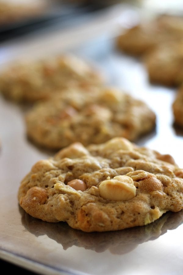 How to Make the Best Green Apple Butterscotch Macadamia Nut Cookies