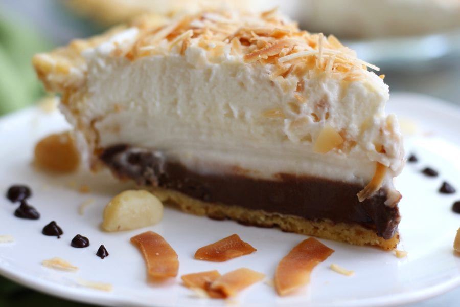 Chocolate Coconut Pie 