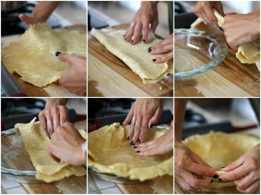 Forming the Macadamia Nut Crust for Haupia Pie 