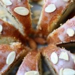 Cherry Amaretto Pound Cake recipe is rich and buttery with flavors of almond and cherry. Wonderful treat with coffee or tea and special enough for the Holidays. My cherry loving family adored this.