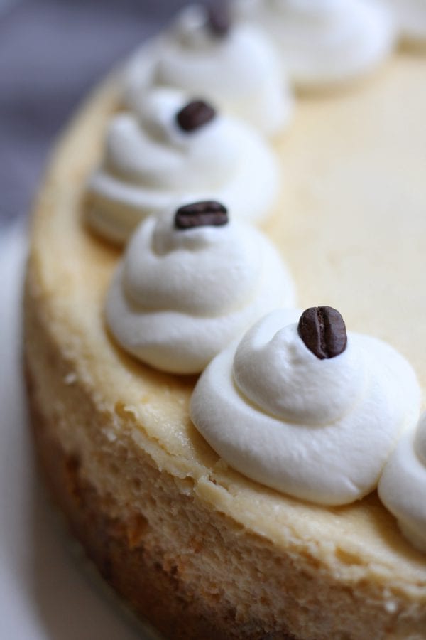 Caramel Macchiato Cheesecake recipe creates a beautifully silky and fluffy cheesecake with a perfect balance of sweet and coffee flavor. This is a great Holiday desserts that coffee lovers will adore.