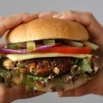 Black Bean Veggie Burgers recipe is completely Vegan and incredibly satisfying that even meat eaters love these. Made with quinoa, almonds, sweet potatoes and broccoli it is one of the best tasting and guilt-free meals around.