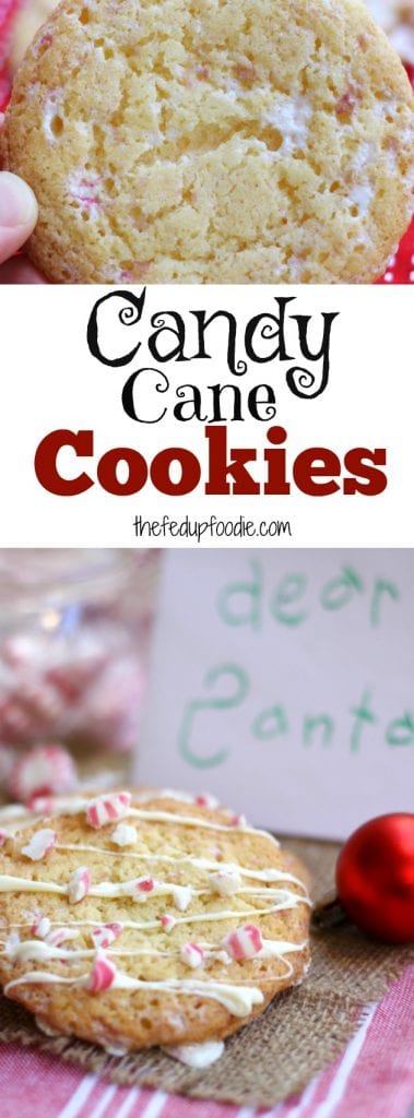 Buttery, minty and sweet! This Candy Cane Cookies recipe will put an extra twinkle in Santa’s eyes and definitely make for a magical Christmas Eve. Comes together in under 30 minutes with simple ingredients. One of the best cookies to add to your Holiday baking! https://www.thefedupfoodie.com