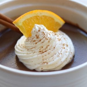 Elegantly rich and bursting with flavors of creamy chocolate, citrus and cinnamon. Chocolate Orange Cinnamon Pots de Creme is a Holiday dream come true with it being easier than homemade pudding and yet extremely sophisticated.