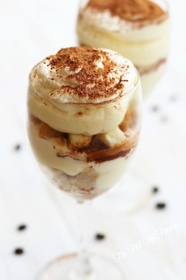 Perfect for dinner parties, Tiramisu Wine Glass Trifles are a twist on the classic Tiramisu. Rich, creamy and elegantly portioned. This will be the star of your dinner.