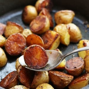 Do you know the secret to perfect Crispy Baked Rosemary Potatoes that are tender on the inside and full of the flavor? It is so much easier than it seems.