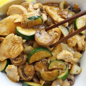 Bright and citrusy, this Lemon Chicken Stir Fry is perfect for a quick and healthy dinner. Good bye take out, say hello to your new healthy decadence.