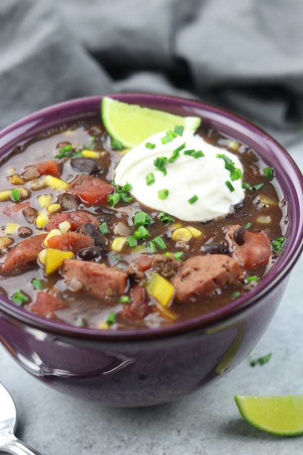 Beautiful and hardy, Black Bean Soup is a vegetable and protein rich meal that is so good it is almost addictive.