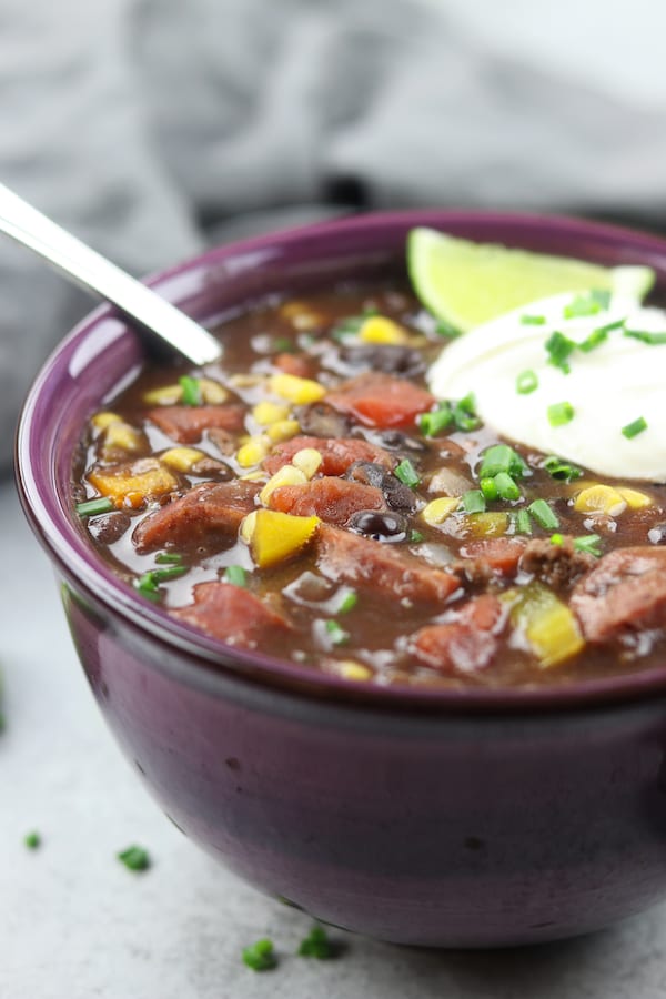 Beautiful and hardy, Black Bean Soup is a vegetable and protein rich meal that is so good it is almost addictive.