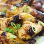 Mango Curry Grilled Chicken recipe creates tender sweet and savory grilled chicken. Simple ingredients are mixed together, pored over the chicken, marinated overnight and then grilled the next day to create the best tasting chicken for anytime of the year. An absolute favorite! 