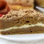 Moist and rich with the best buttery crumble topping, this Pumpkin Pie Coffee Cake recipe is a cross between two classic desserts. Add in the cream cheese layer and this becomes a favorite fall dessert!