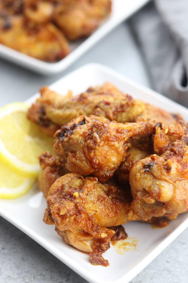 Crispy and baked, these Smokey Lemon Garlic Wings have the subtle flavor of smoked paprika combined with a brightness of lemon and savoriness of garlic. Perfect for game day or a family favorite on movie night!