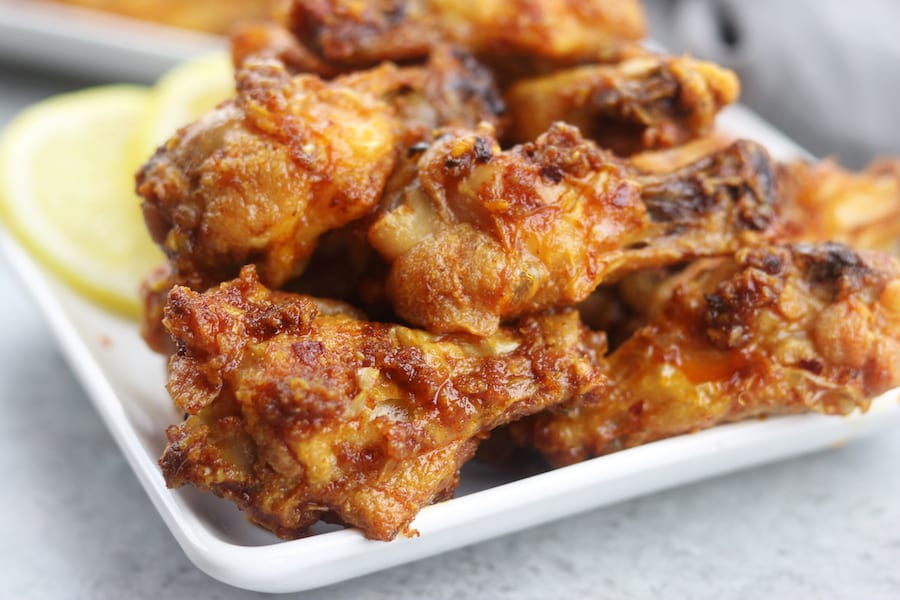 Crispy and baked, these Smokey Lemon Garlic Wings have the subtle flavor of smoked paprika combined with a brightness of lemon and savoriness of garlic. Perfect for game day or a family favorite on movie night!