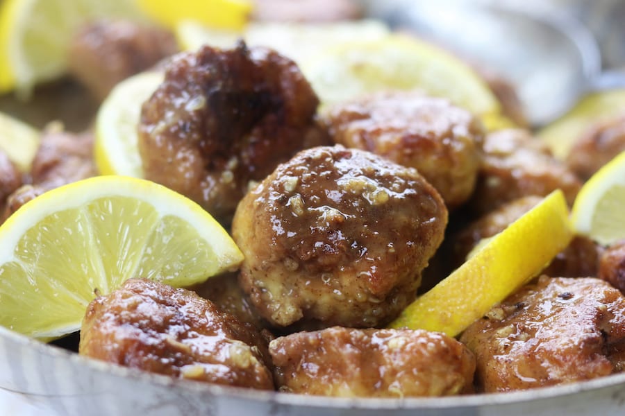 Lemon Chicken Quinoa Meatballs