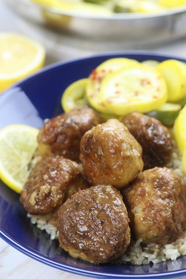 Lemon Chicken Quinoa Meatballs