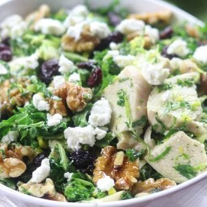 Kale and Brussel Sprout Salad