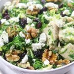 Kale and Brussels Sprouts Salad