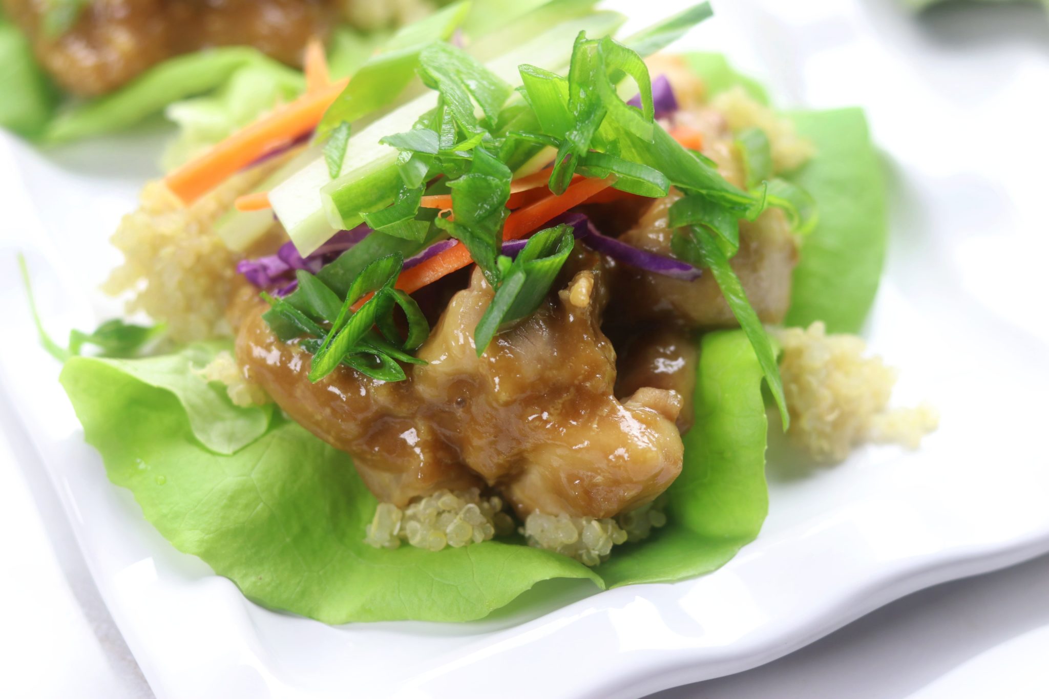 Wasabi Ginger Asian Lettuce Wraps