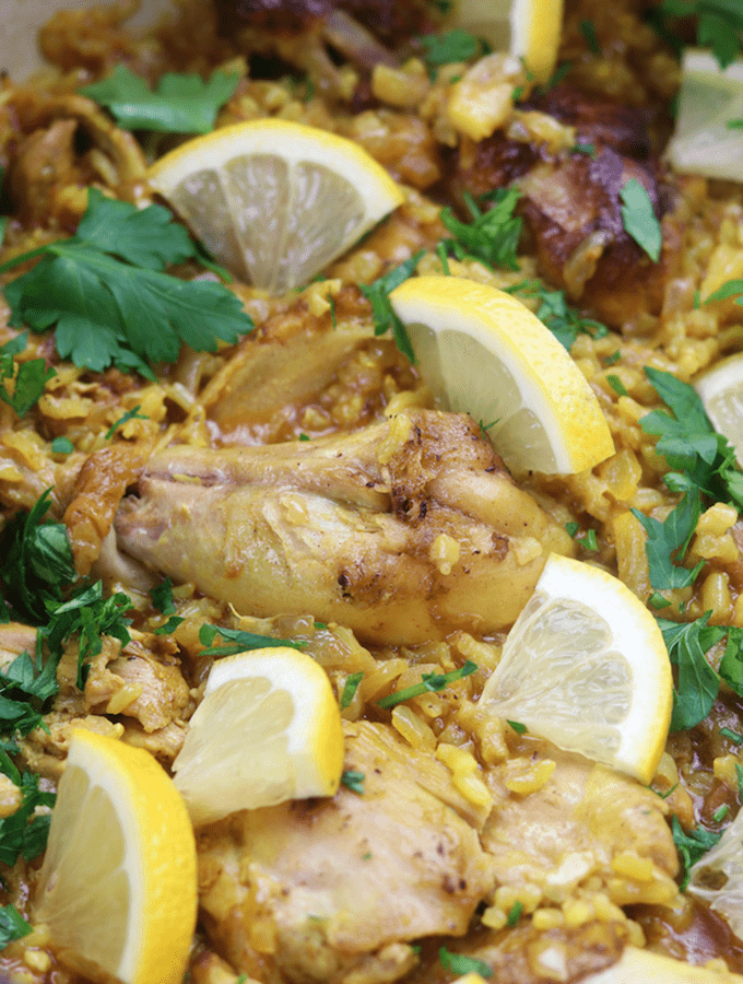 One Pot Lemon Chicken and Rice
