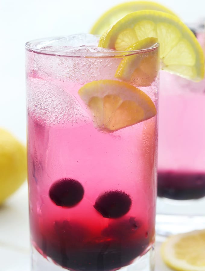 Blueberry Rum Spritzer