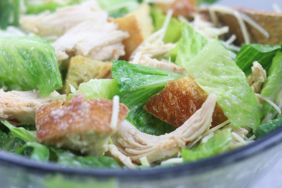 Best Caesar Salad with Homemade Croutons