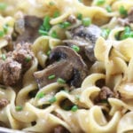 Beef Stroganoff with Ground Beef