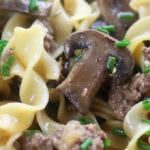 Ground Beef Stroganoff