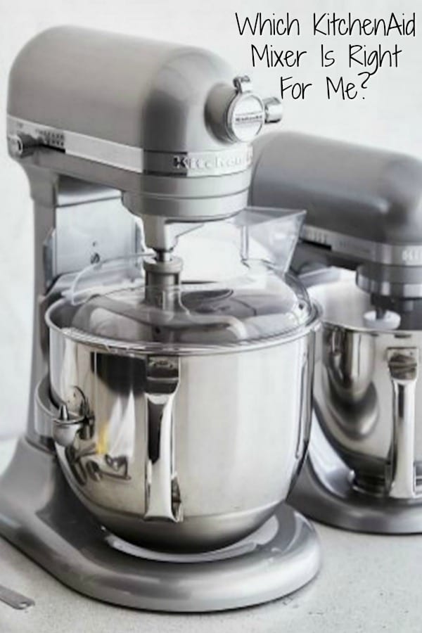 Which KitchenAid Mixer is right for me and my household? A comprehensive look at mixers and attachments to help choose the best KitchenAid Stand Mixer for your kitchen. #KitchenAidMixer #WhichKitchenAidMixer #WhichKitchenAIdMixerIsRightForMe #DreamKitchen #KitchenAppliances https://www.thefedupfoodie.com