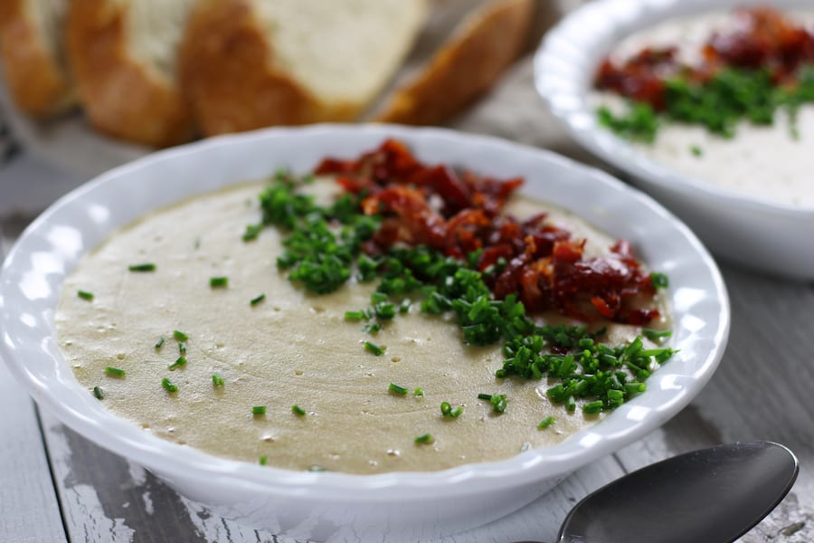 Creamy Potato Soup Made in the Crockpot